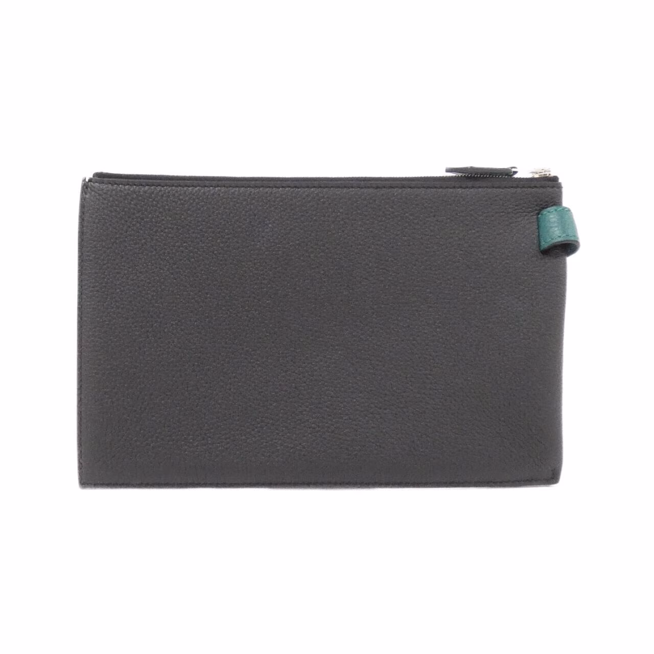 Structured tote bag in contrasting colour panels with twin handles.