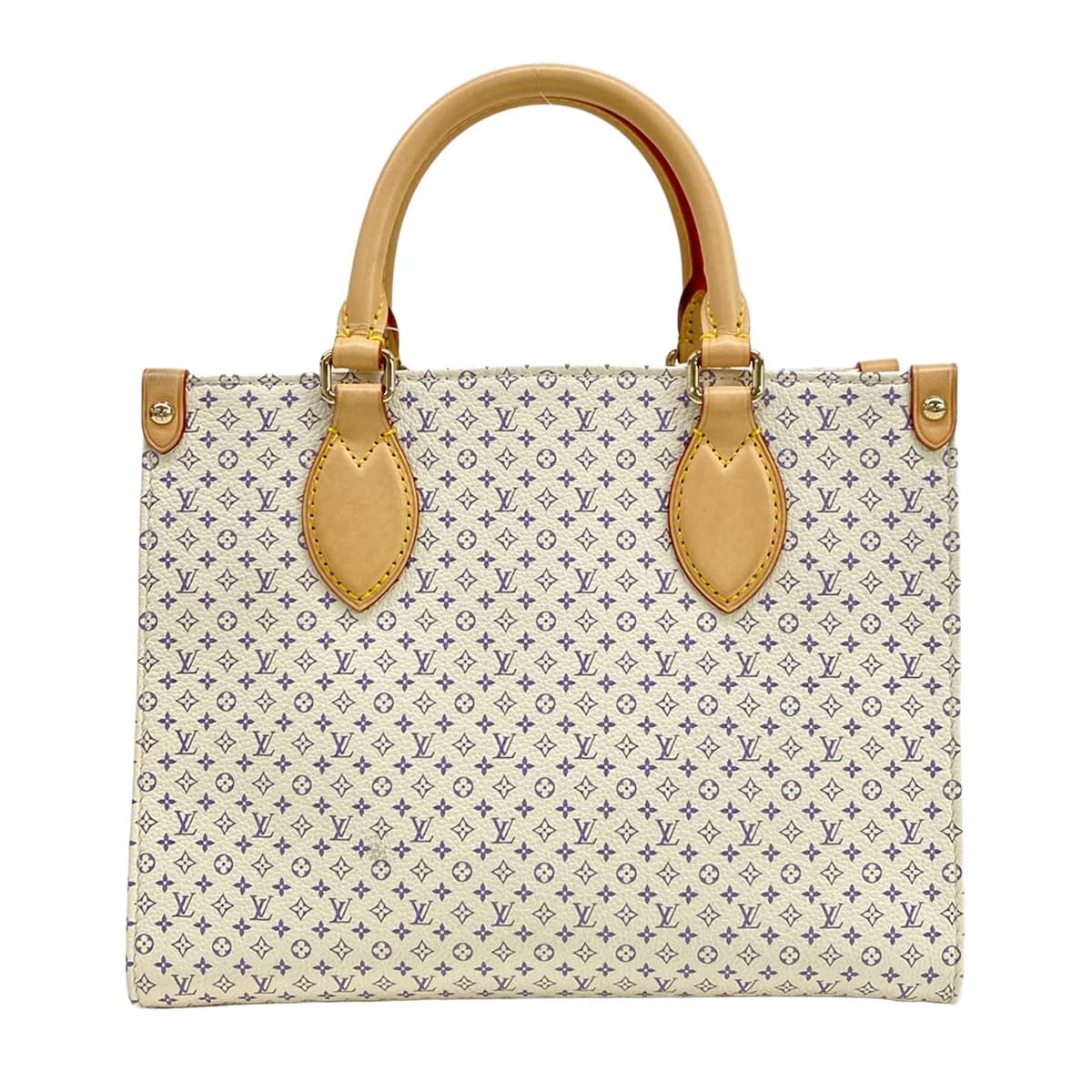 Structured open-top tote with twin top handles and side laces