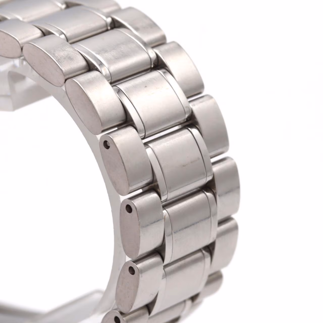 Steel diver's wristwatch with rotating bezel and matching steel bracelet