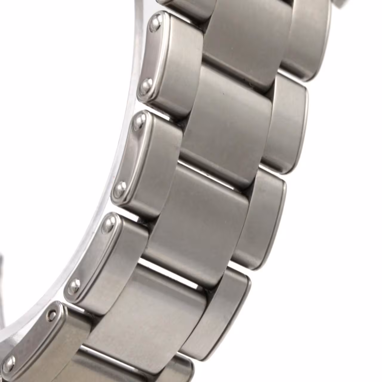Stainless steel automatic watch with a rotating bezel and matching bracelet